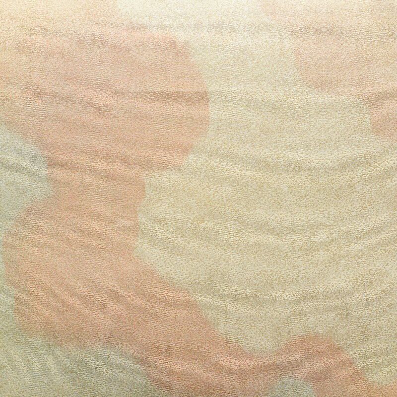 袋帯 全通柄 フォーマル用 正絹 幾何学柄・抽象柄 金通し 帯 ベージュ_画像2