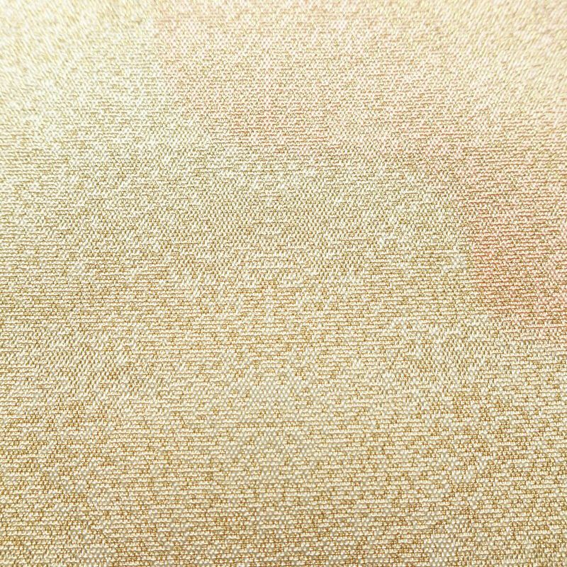 袋帯 全通柄 フォーマル用 正絹 幾何学柄・抽象柄 金通し 帯 ベージュ_画像4