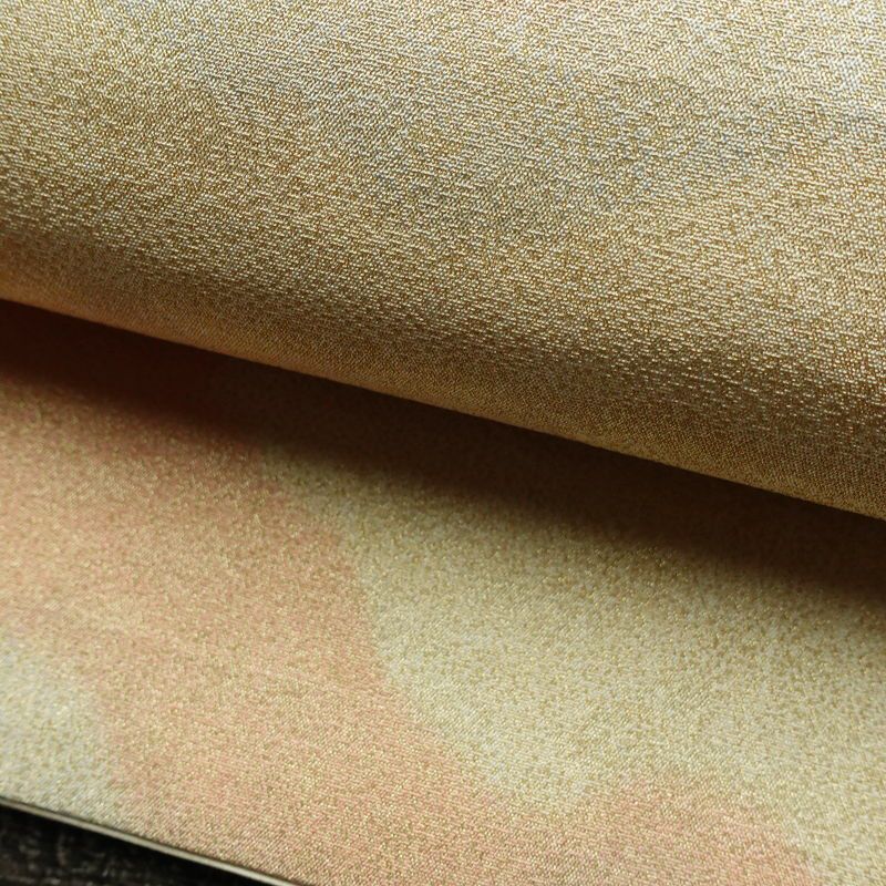 袋帯 全通柄 フォーマル用 正絹 幾何学柄・抽象柄 金通し 帯 ベージュ_画像7