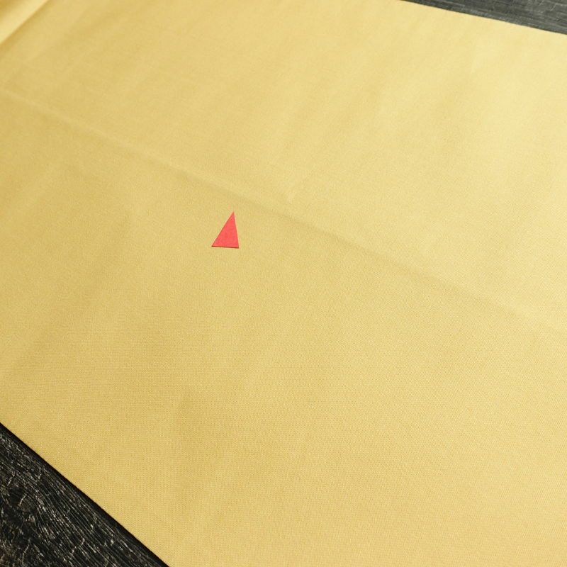 袋帯 太鼓柄 良品 フォーマル用 正絹 人物・動物柄 箔 金彩 帯 黄・黄土色_画像15