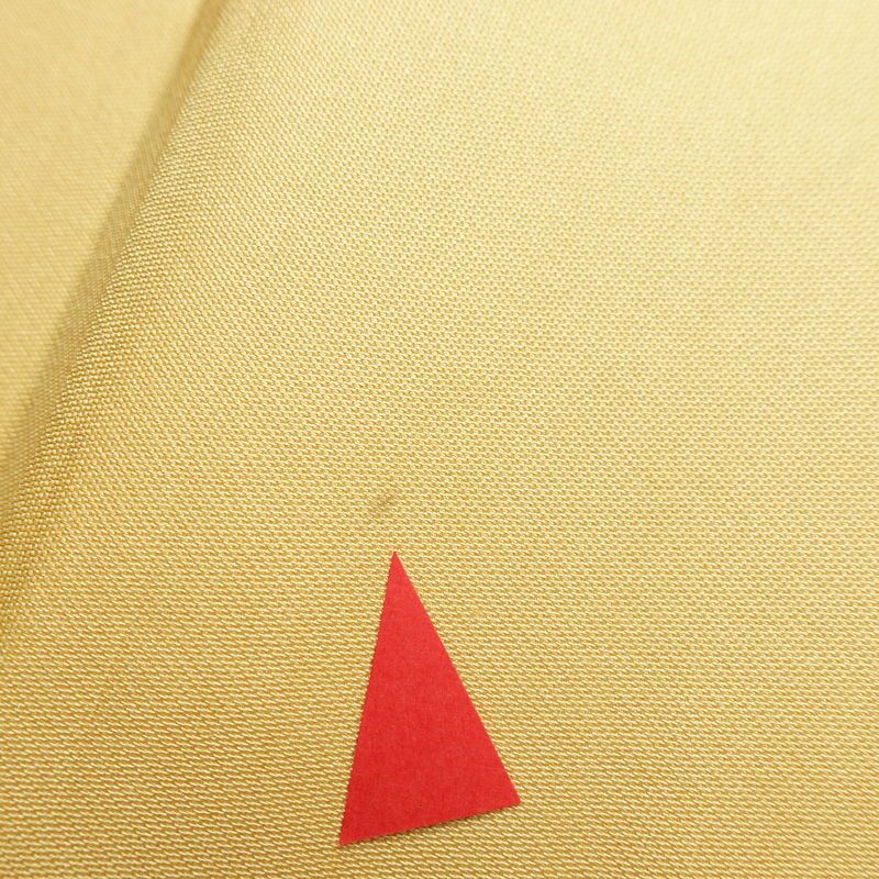 袋帯 太鼓柄 良品 フォーマル用 正絹 人物・動物柄 箔 金彩 帯 黄・黄土色_画像19