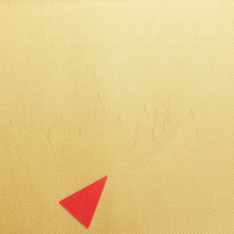 袋帯 太鼓柄 良品 フォーマル用 正絹 人物・動物柄 箔 金彩 帯 黄・黄土色_画像20