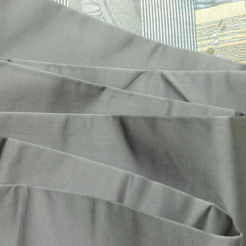 名古屋帯 秀逢錦 太鼓柄 良品 正絹 古典柄 名古屋仕立て 箔 金糸 帯 グレー_画像17