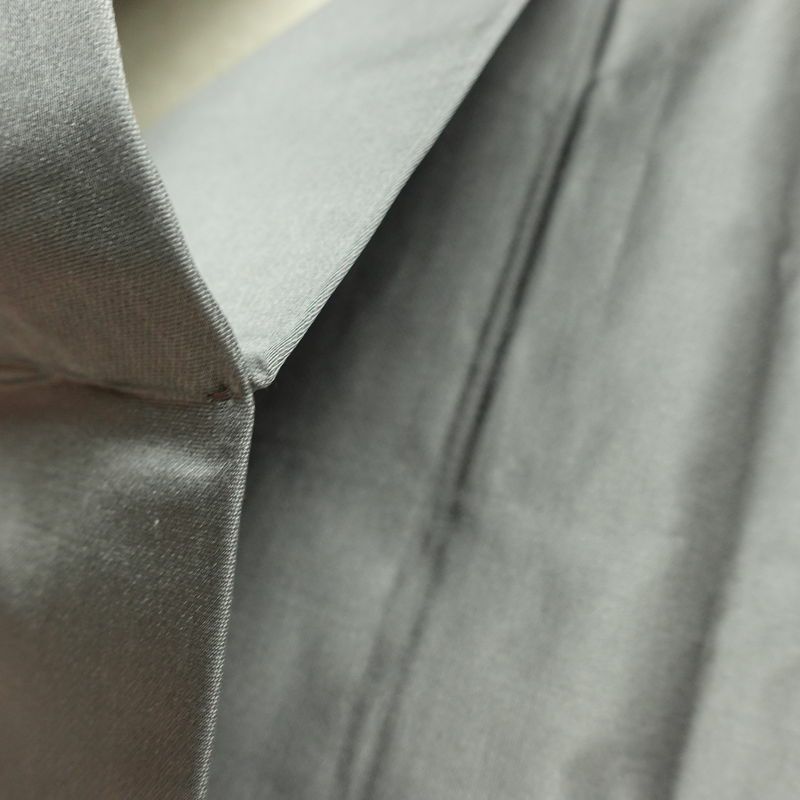 名古屋帯 秀逢錦 太鼓柄 良品 正絹 古典柄 名古屋仕立て 箔 金糸 帯 グレー_画像19