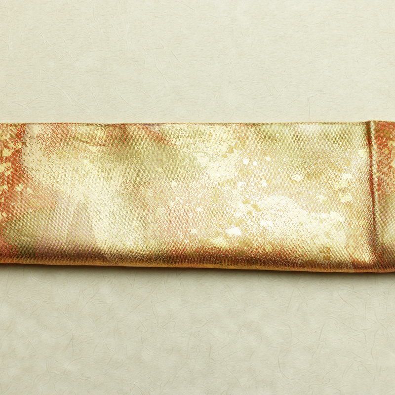 袋帯 六通柄 フォーマル用 正絹 幾何学柄・抽象柄 箔 帯 金・銀_画像14