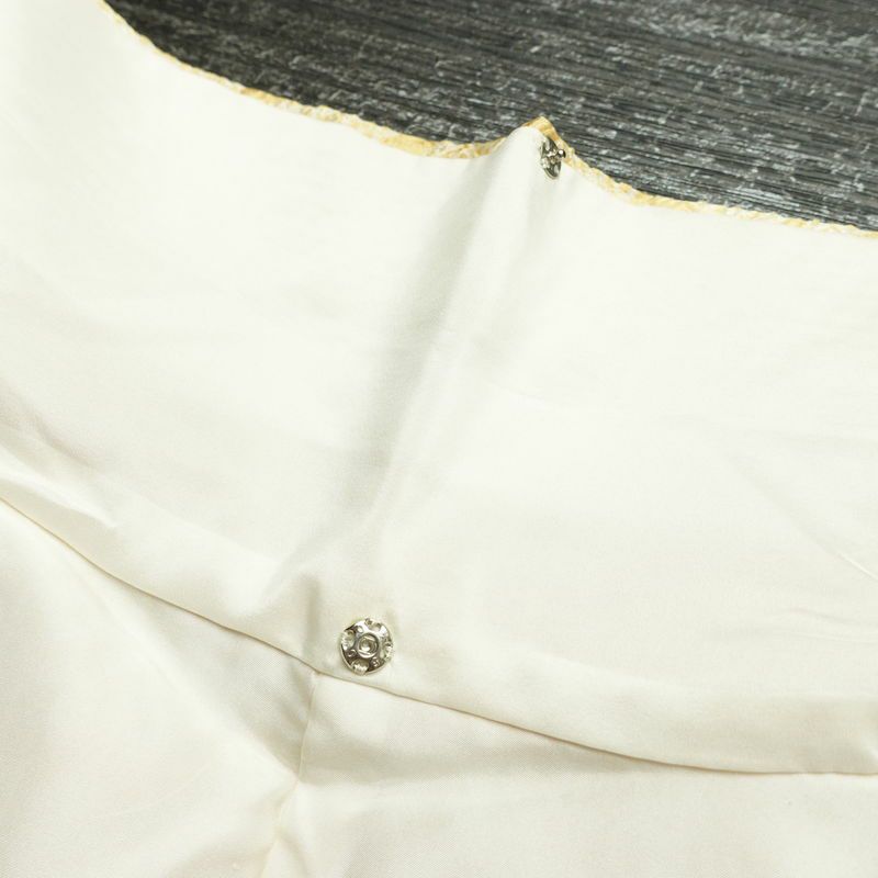 小紋 絞り 総絞り 正絹 古典柄 袷仕立て 身丈160cm 裄丈65.5cm 着物 クリーム_画像19