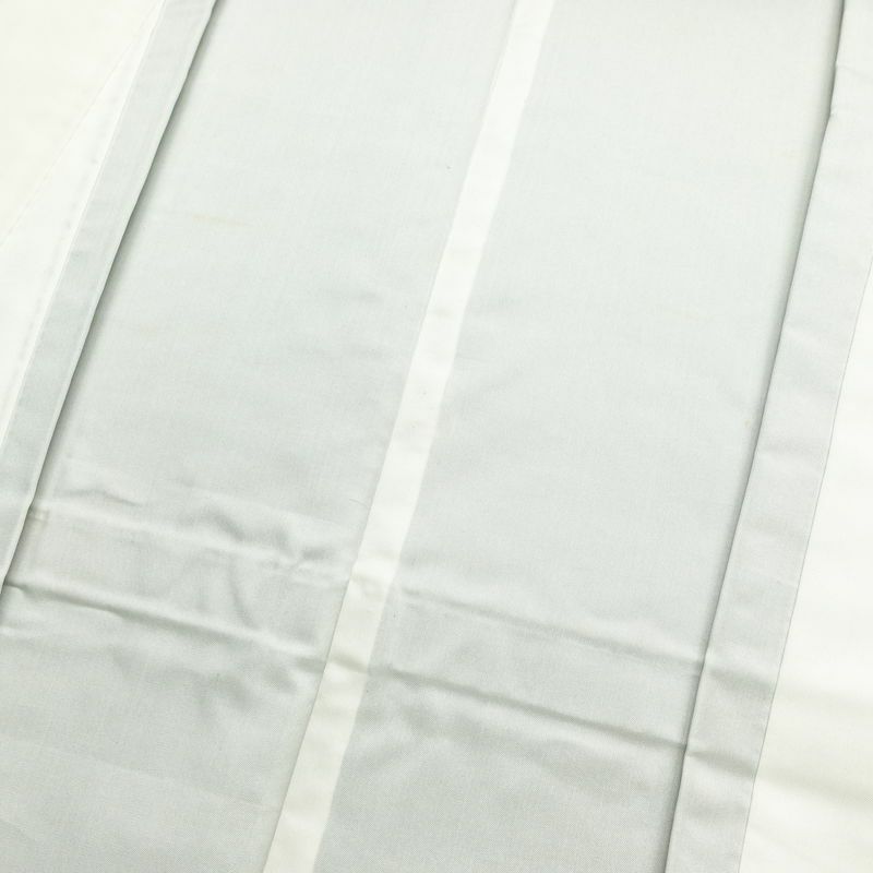 紬 正絹 花柄 袷仕立て 身丈159.5cm 裄丈64cm 着物 青・紺_画像17