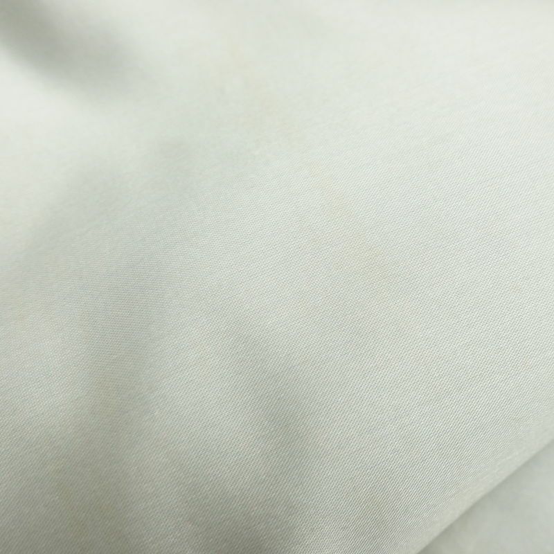 紬 正絹 花柄 袷仕立て 身丈159.5cm 裄丈64cm 着物 青・紺_画像20