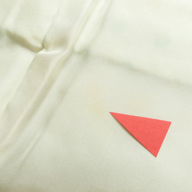 小紋 絞り しつけ糸付き 正絹 古典柄 袷仕立て 身丈160cm 裄丈65.5cm 着物 クリーム_画像20