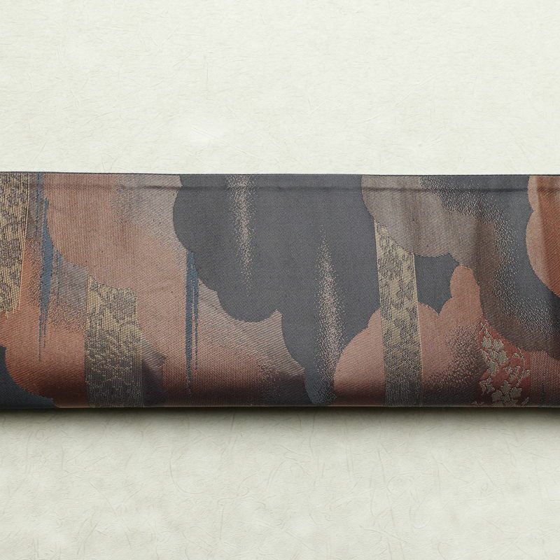 袋帯 六通柄 フォーマル用 正絹 雲柄 帯 青・紺_画像15