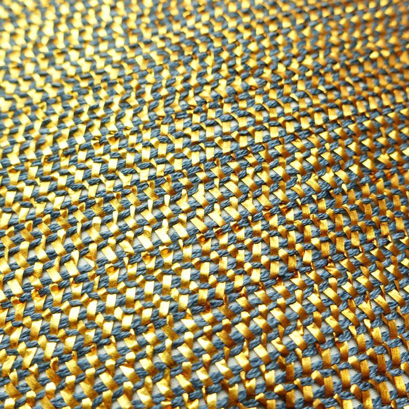 袋帯 全通柄 良品 フォーマル用 正絹 幾何学柄・抽象柄 帯 多色使い_画像4