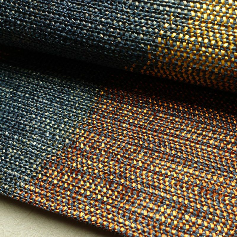 袋帯 全通柄 良品 フォーマル用 正絹 幾何学柄・抽象柄 帯 多色使い_画像7