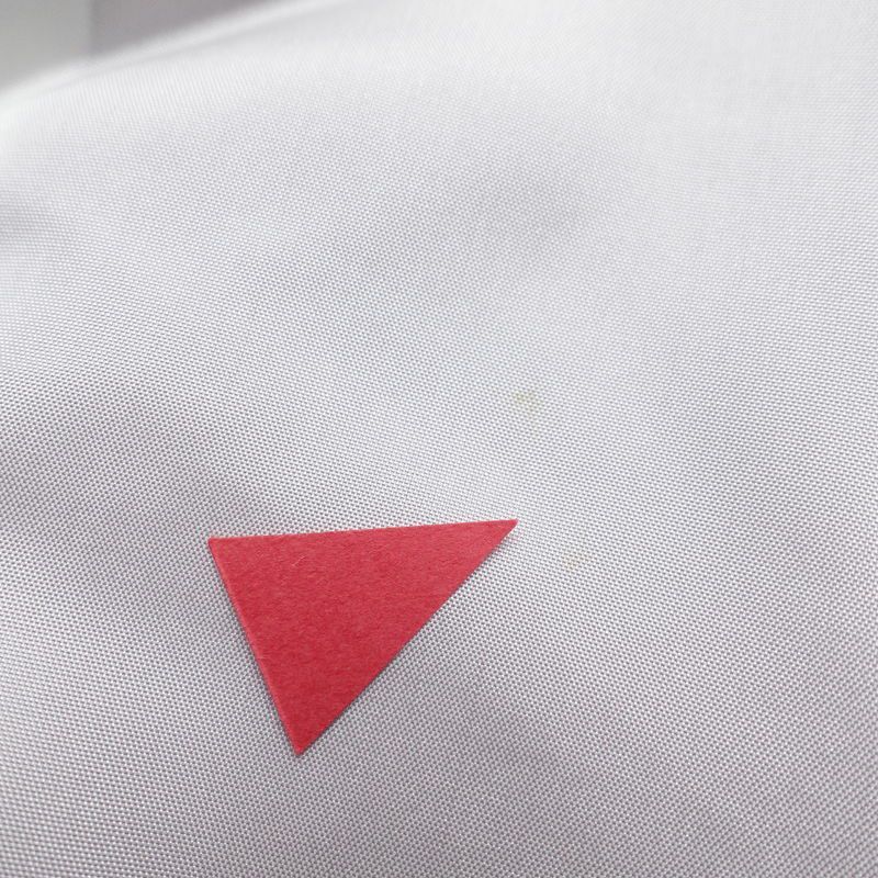 色無地 古法草木染 しつけ糸付き 鮫小紋 正絹 流水・波柄 袷仕立て 身丈169cm 裄丈68.5cm 着物 紫・藤色_画像17