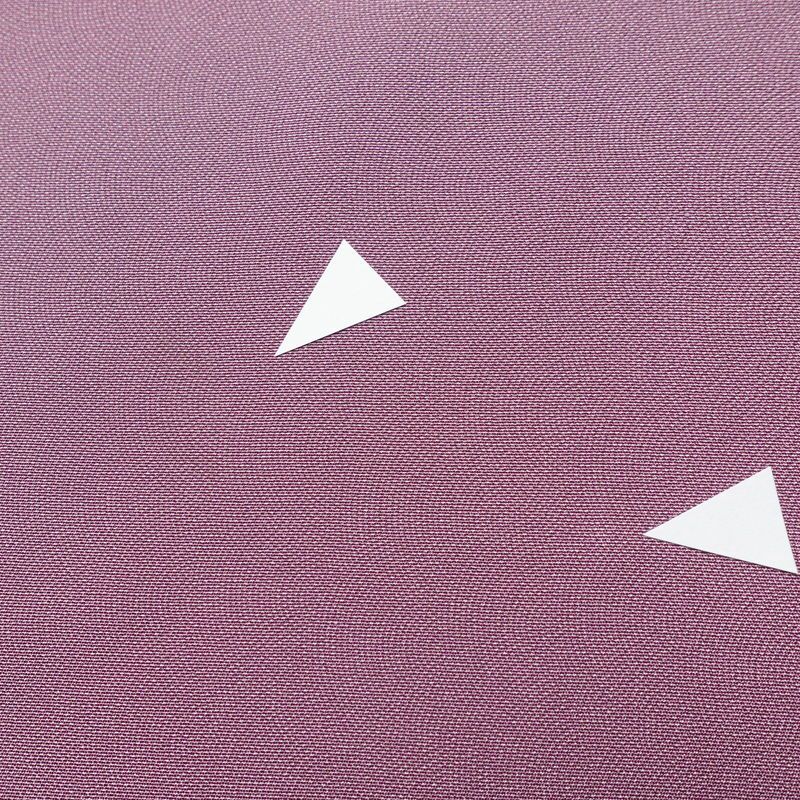 色無地 古法草木染 しつけ糸付き 鮫小紋 正絹 流水・波柄 袷仕立て 身丈169cm 裄丈68.5cm 着物 紫・藤色_画像19