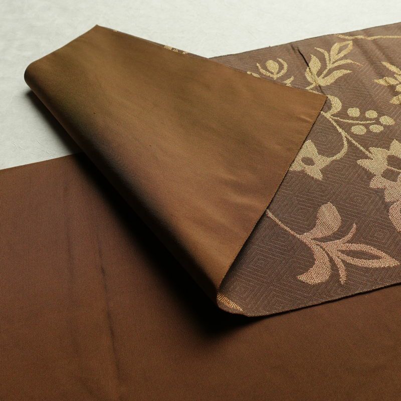 袋帯 太鼓柄 フォーマル用 正絹 人物・動物柄 金糸 帯 茶_画像10