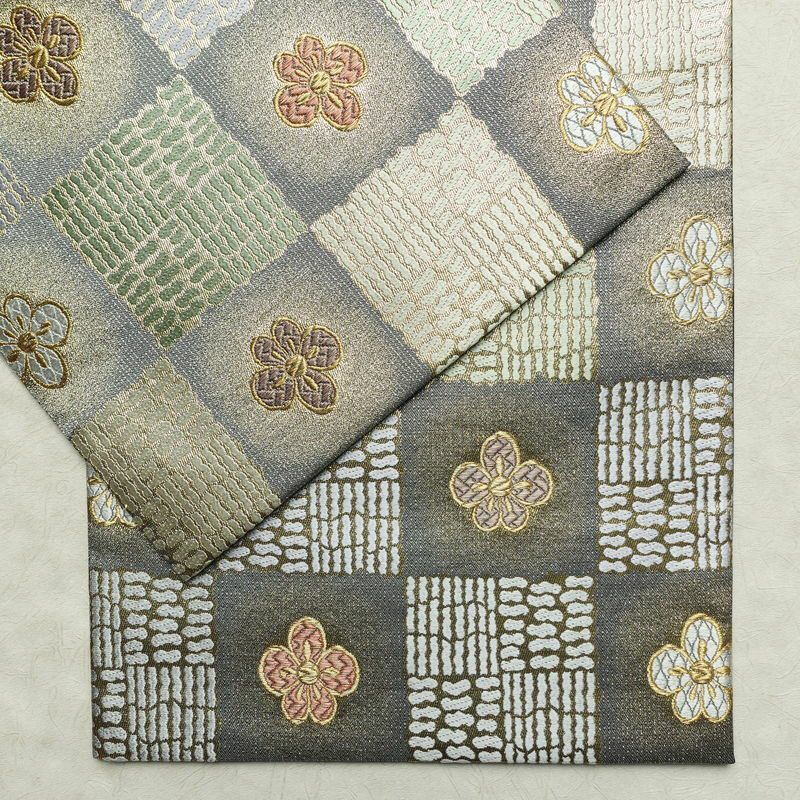 袋帯 六通柄 美品 フォーマル用 正絹 金糸 帯 多色使い_画像12