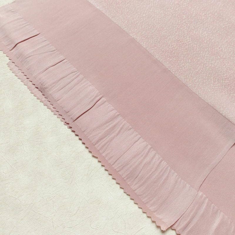 帯揚げ 良品 正絹 幾何学柄・抽象柄 和装小物 紫・藤色_画像4