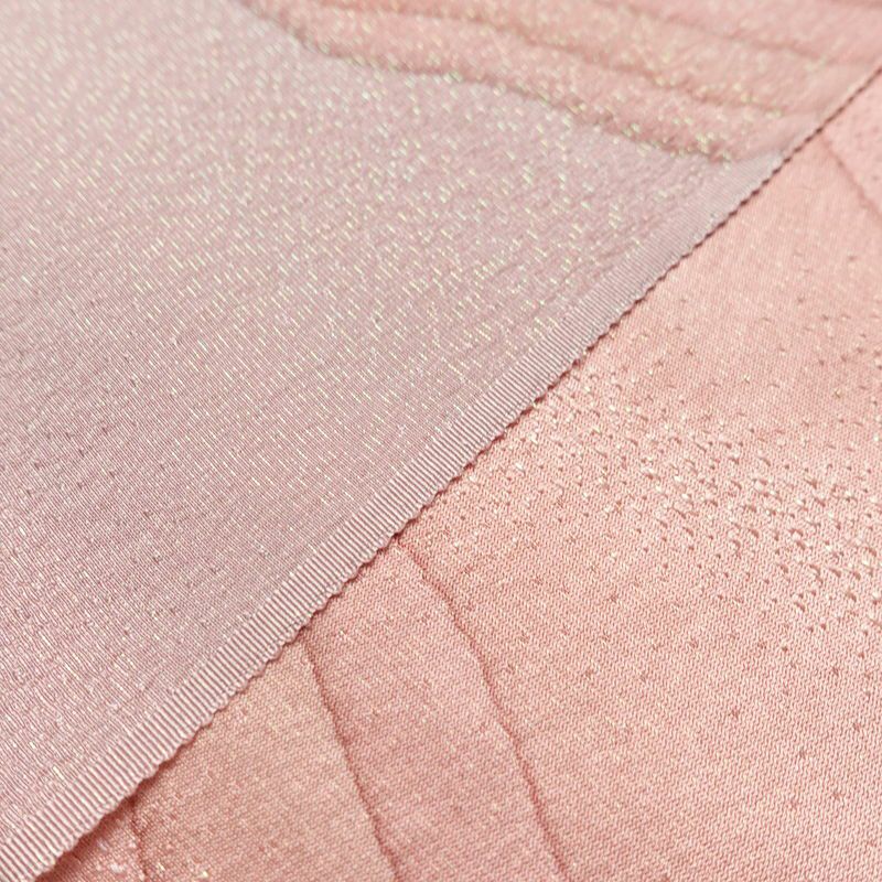 帯揚げ 良品 正絹 幾何学柄・抽象柄 和装小物 紫・藤色_画像6