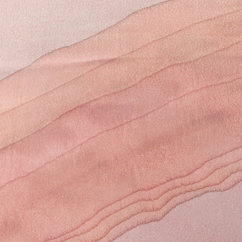 帯揚げ 良品 正絹 幾何学柄・抽象柄 和装小物 紫・藤色_画像7