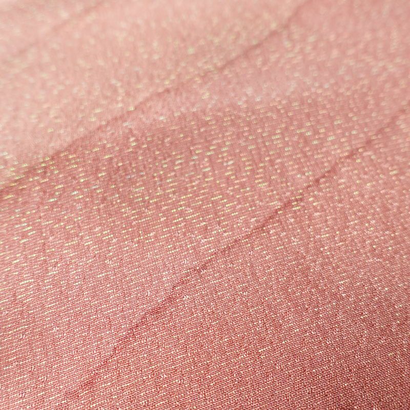 帯揚げ 良品 正絹 幾何学柄・抽象柄 和装小物 紫・藤色_画像9