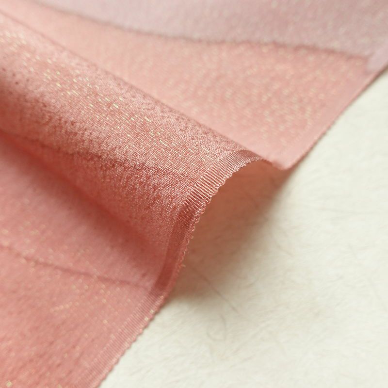 帯揚げ 良品 正絹 幾何学柄・抽象柄 和装小物 紫・藤色_画像11