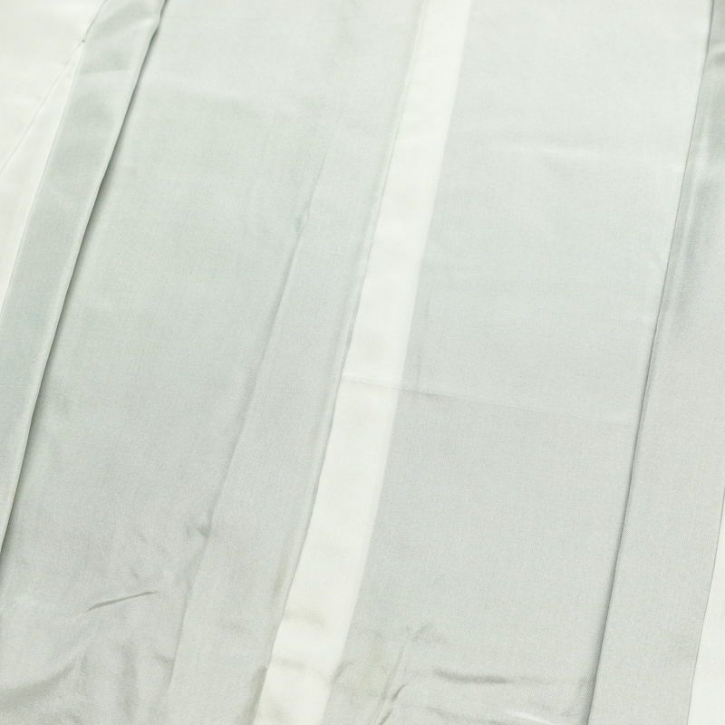 大島紬 正絹 幾何学柄・抽象柄 袷仕立て 身丈158.5cm 裄丈66.5cm 着物 グレー_画像16