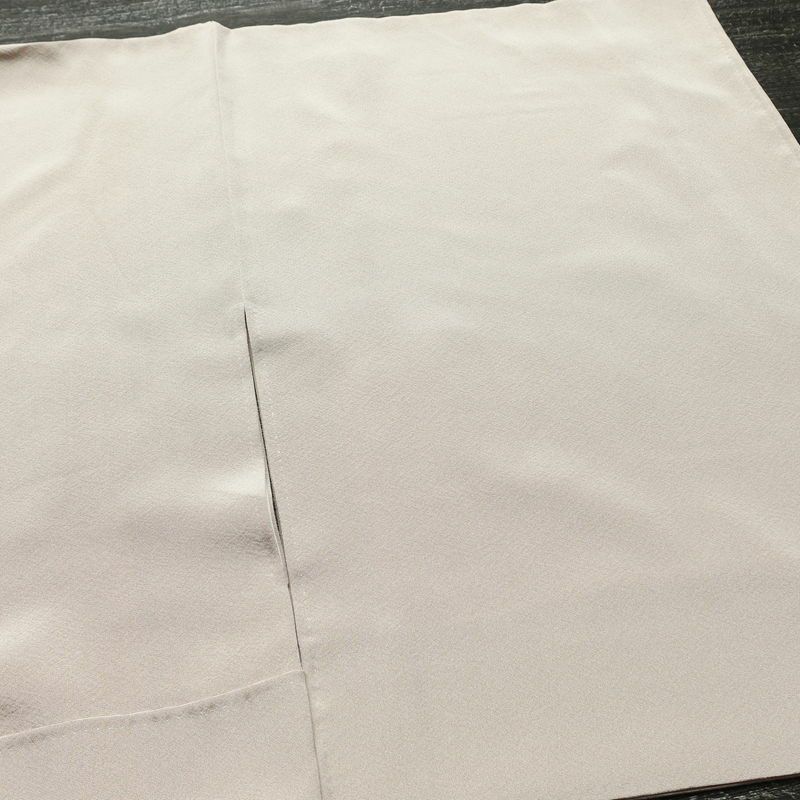 色留袖 三つ紋付き 落款入り 縮緬 正絹 風景柄 袷仕立て 身丈153.5cm 裄丈63cm 共八掛 フォーマル 着物 小豆・エンジ_画像15