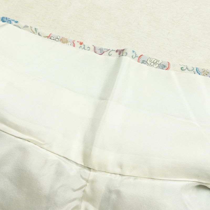 小紋 正絹 縞柄・線柄 袷仕立て 身丈168cm 裄丈68cm 金彩 着物 青・紺_画像20