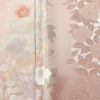 小紋 美品 柄生かし染 しつけ糸付き 一つ紋付き 正絹 花柄 袷仕立て 身丈160cm 裄丈66cm 金彩 着物 ピンク_画像6
