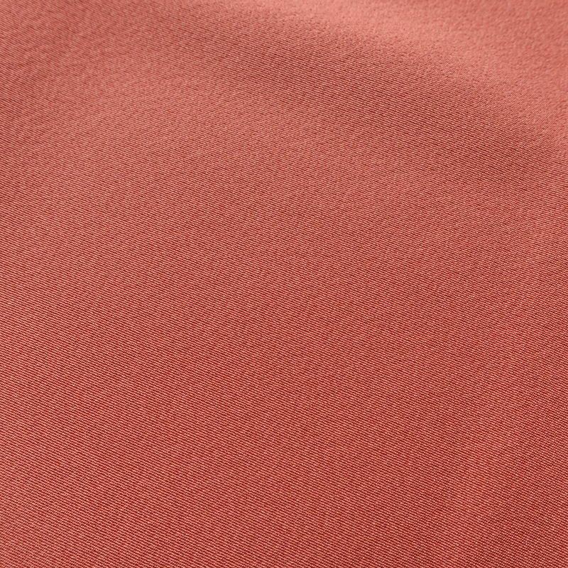 色無地 良品 落款入り 縮緬 一つ紋付き 正絹 無地 袷仕立て 身丈166cm 裄丈67.5cm 一部しつけ糸付き ピンク_画像7