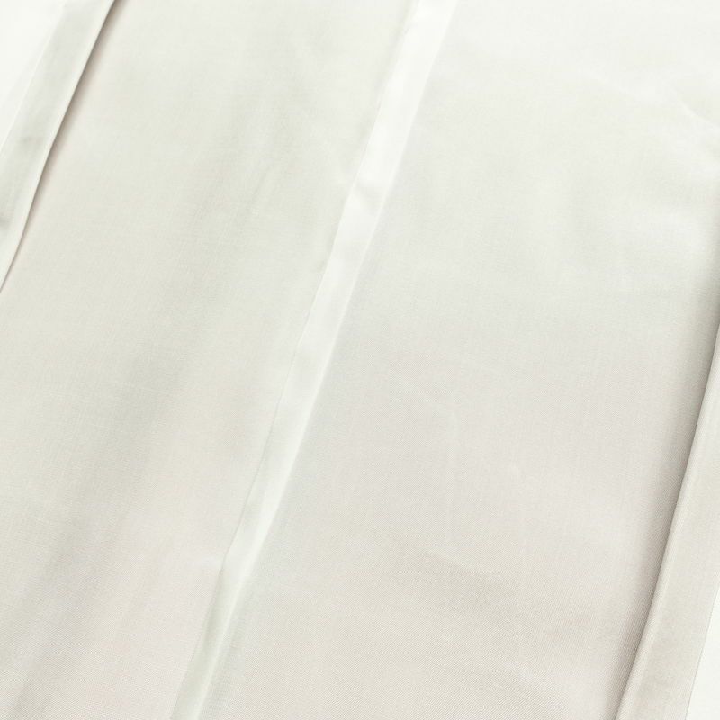 色無地 良品 落款入り 縮緬 一つ紋付き 正絹 無地 袷仕立て 身丈166cm 裄丈67.5cm 一部しつけ糸付き ピンク_画像19