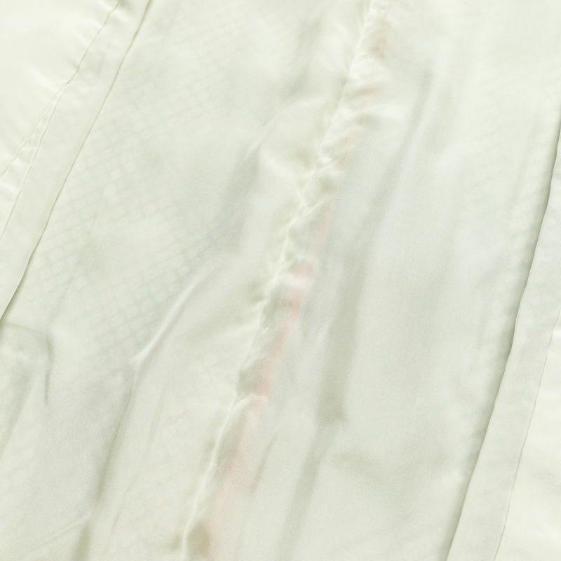 小紋 絞り 総絞り 正絹 古典柄 袷仕立て 身丈155.5cm 裄丈66.5cm 着物 緑・うぐいす色_画像16