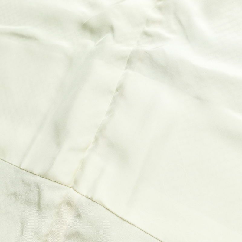 小紋 絞り 総絞り 正絹 古典柄 袷仕立て 身丈155.5cm 裄丈66.5cm 着物 緑・うぐいす色_画像20