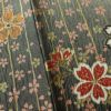 訪問着 良品 正絹 花柄 袷仕立て 身丈159.5cm 裄丈64cm 箔 金彩 フォーマル 着物 黄・黄土色_画像8