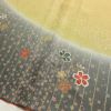 訪問着 良品 正絹 花柄 袷仕立て 身丈159.5cm 裄丈64cm 箔 金彩 フォーマル 着物 黄・黄土色_画像10