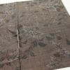 大島紬 良品 純泥染 証紙あり 正絹 木の葉・植物柄 袷仕立て 身丈159.5cm 裄丈63cm 着物 茶_画像11