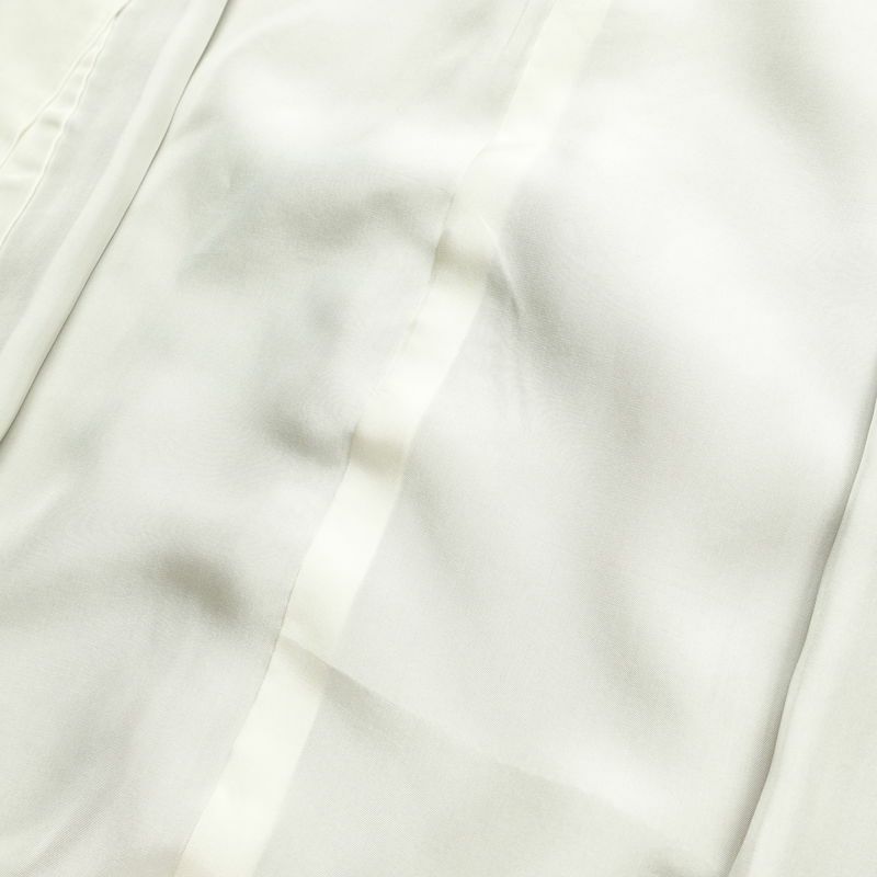 色留袖 美品 金駒刺繍 一つ紋付き 正絹 人物・動物柄 袷仕立て 身丈158cm 裄丈65cm 箔 刺繍 一部しつけ糸付き 金糸 フォーマル 扇子 着物 茶_画像18