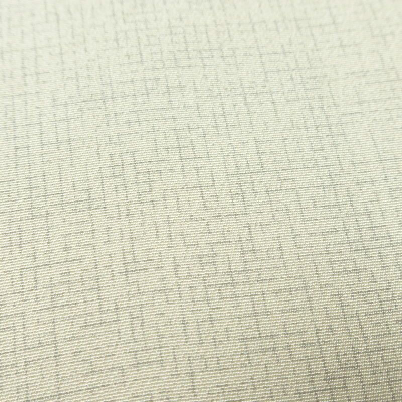 小紋 良品 飛び柄 正絹 花柄 袷仕立て 身丈158cm 裄丈65.5cm 着物 クリーム_画像9