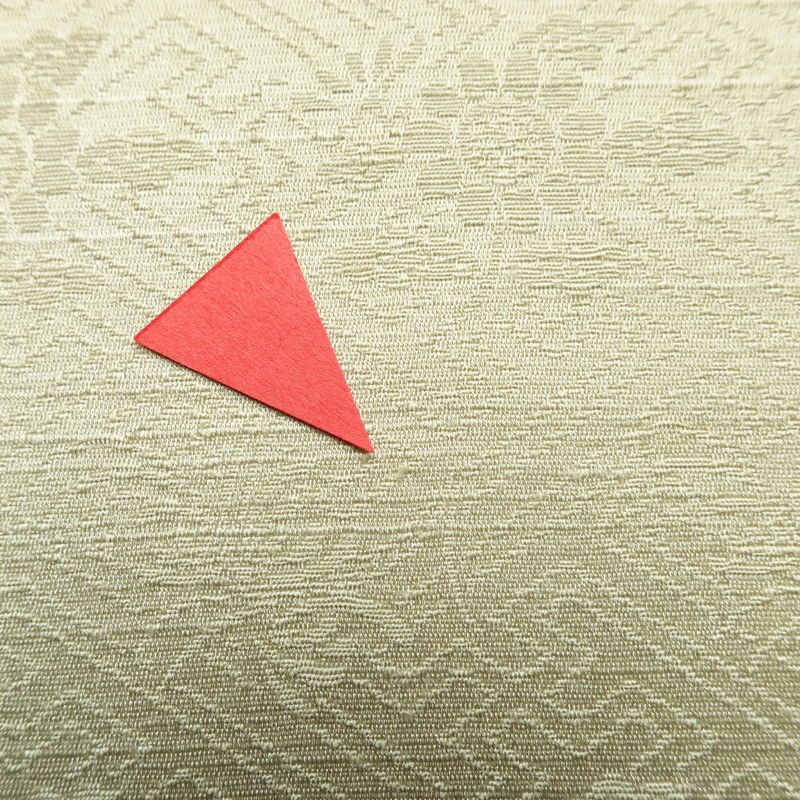 付け下げ 正絹 その他の柄 袷仕立て 身丈156cm 裄丈65.5cm 刺繍 金糸 フォーマル 着物 緑・うぐいす色_画像14