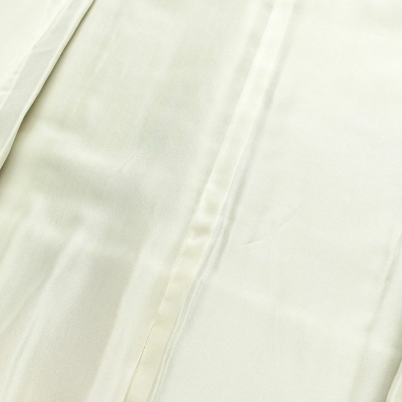 付け下げ 正絹 その他の柄 袷仕立て 身丈156cm 裄丈65.5cm 刺繍 金糸 フォーマル 着物 緑・うぐいす色_画像18