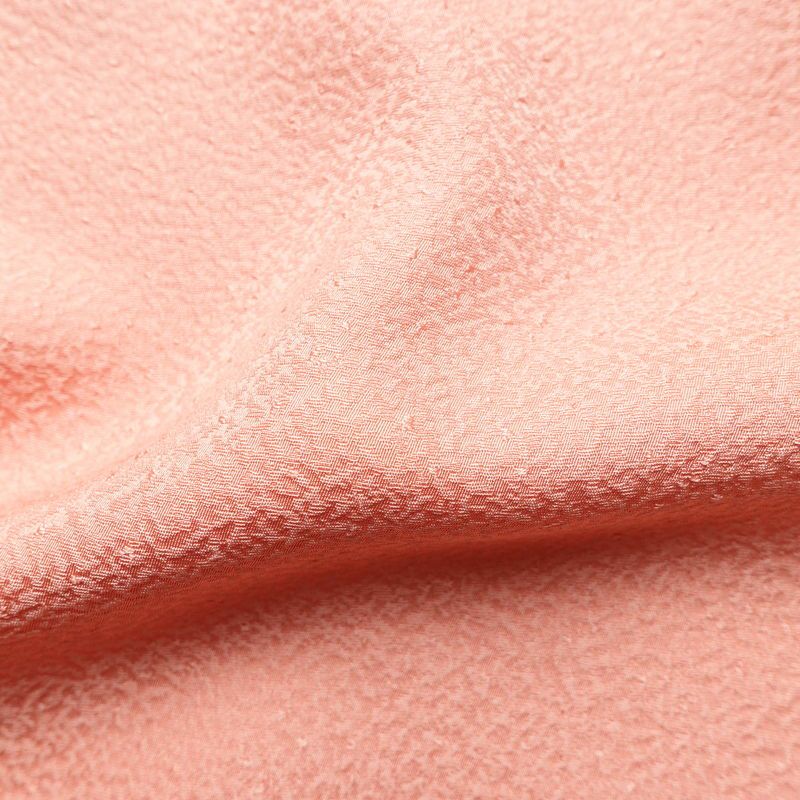 付け下げ 美品 堅牢染 ケミカル刺繍 しつけ糸付き 一つ紋付き 正絹 古典柄 袷仕立て 身丈160cm 裄丈62.5cm 刺繍 フォーマル 着物 ピンク_画像21