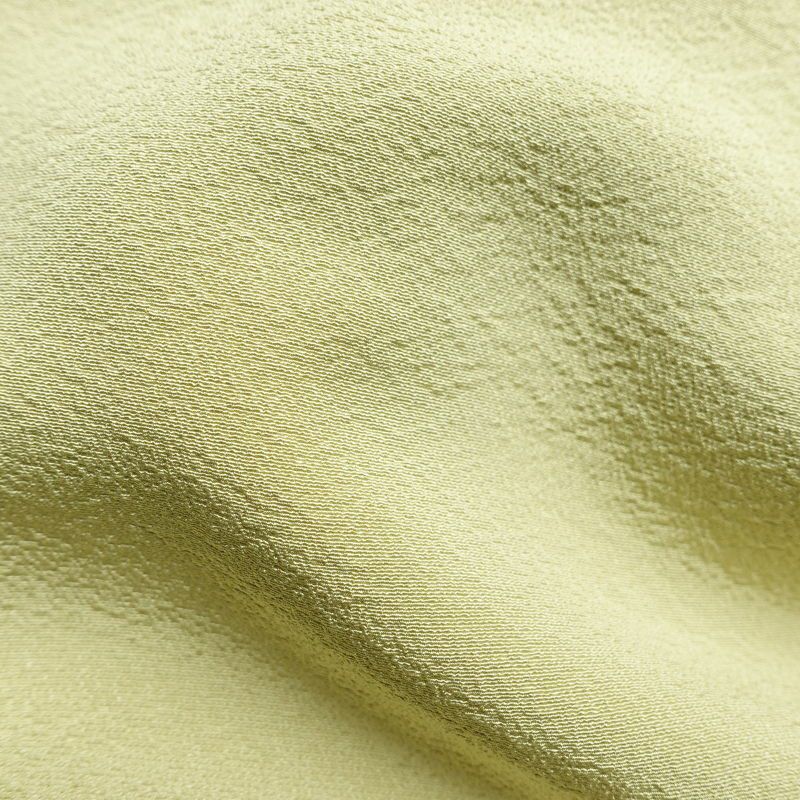 付け下げ 落款入り 縮緬 絞り 一つ紋付き 正絹 木の葉・植物柄 袷仕立て 身丈161.5cm 裄丈64.5cm 金彩 フォーマル 着物 黄・黄土色_画像21