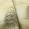 付け下げ 正絹 風景柄 袷仕立て 身丈157cm 裄丈65.5cm 箔 金彩 金糸 フォーマル 着物 ベージュ_画像10