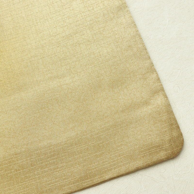 付け下げ 正絹 風景柄 袷仕立て 身丈157cm 裄丈65.5cm 箔 金彩 金糸 フォーマル 着物 ベージュ_画像16