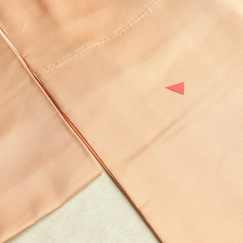 訪問着 良品 正絹 木の葉・植物柄 袷仕立て 身丈156.5cm 裄丈65.5cm 刺繍 フォーマル 着物 ピンク_画像20