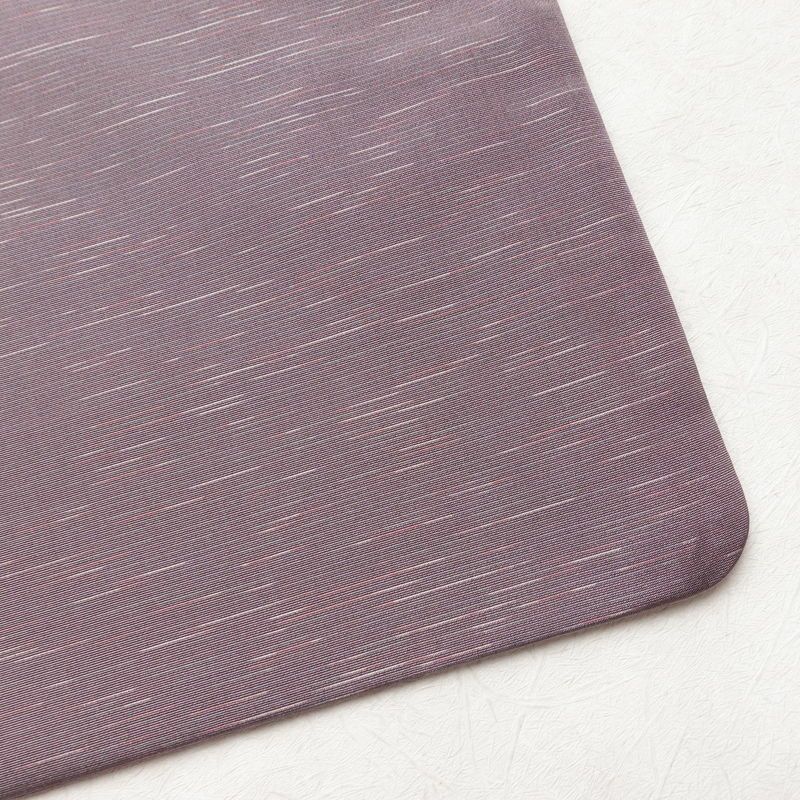 付け下げ 良品 紬地 正絹 古典柄 袷仕立て 身丈157cm 裄丈65cm 箔 フォーマル 着物 紫・藤色_画像15