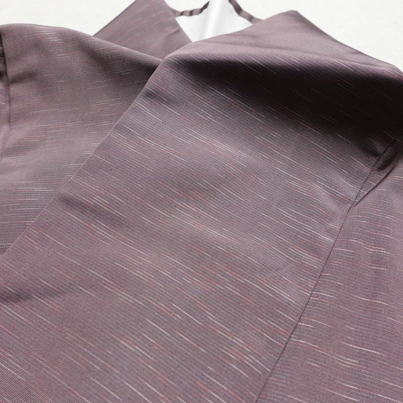 付け下げ 良品 紬地 正絹 古典柄 袷仕立て 身丈157cm 裄丈65cm 箔 フォーマル 着物 紫・藤色_画像17