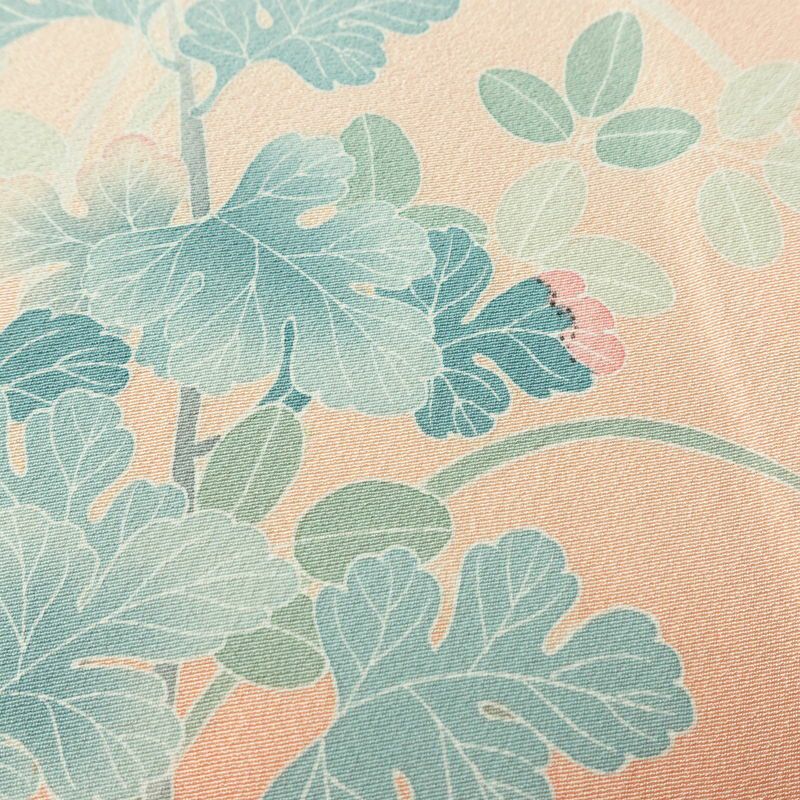 訪問着 加賀友禅 良品 落款入り 浜ちりめん 縮緬 正絹 花柄 袷仕立て 身丈160.5cm 裄丈65cm 一部しつけ糸付き 共八掛 フォーマル 着物 ピンク_画像8