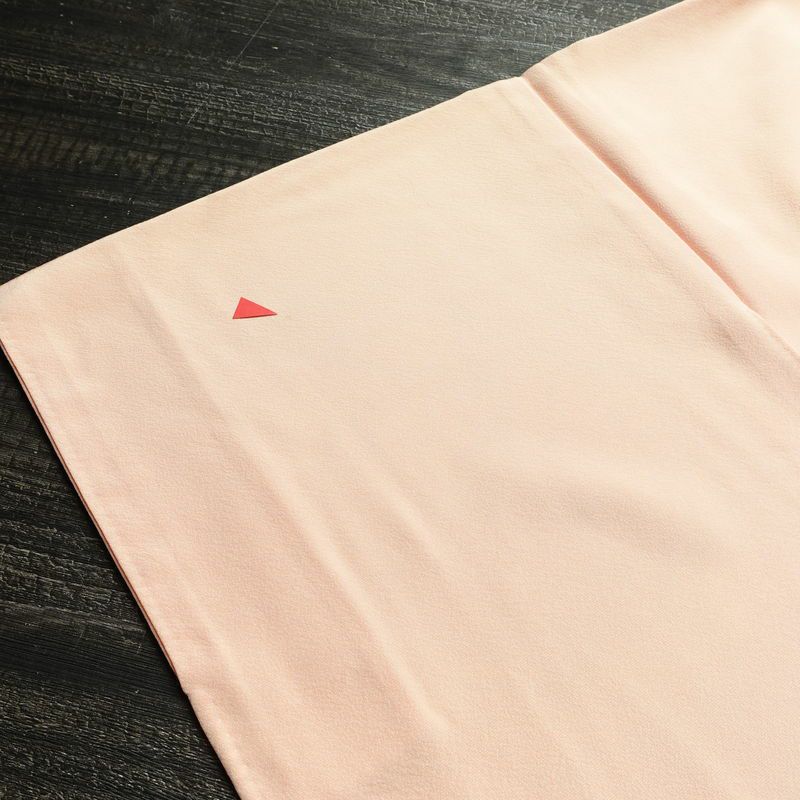 訪問着 加賀友禅 良品 落款入り 浜ちりめん 縮緬 正絹 花柄 袷仕立て 身丈160.5cm 裄丈65cm 一部しつけ糸付き 共八掛 フォーマル 着物 ピンク_画像12