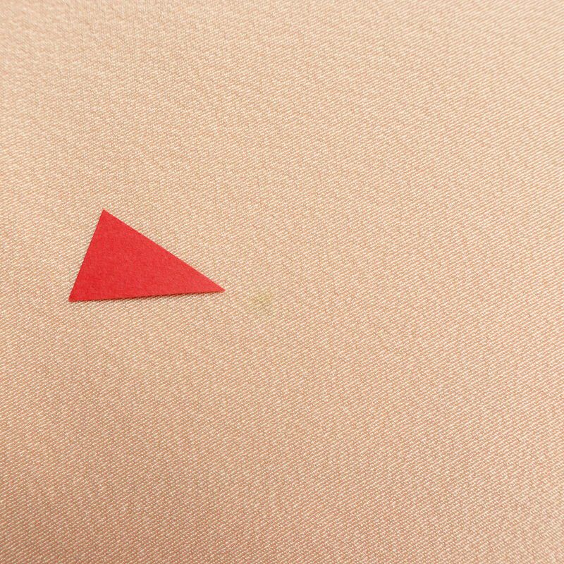 訪問着 加賀友禅 良品 落款入り 浜ちりめん 縮緬 正絹 花柄 袷仕立て 身丈160.5cm 裄丈65cm 一部しつけ糸付き 共八掛 フォーマル 着物 ピンク_画像13